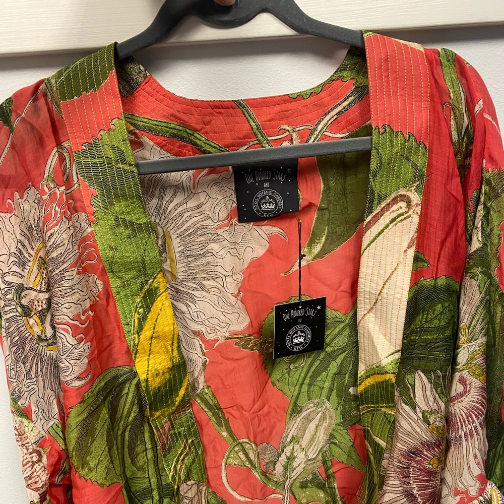 Floral Cropped Kimono